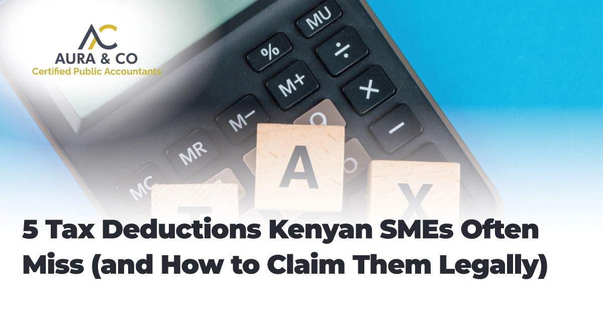 Top 5 Missed Tax Deductions For Kenyan Smes Aura And Company Audit Firm